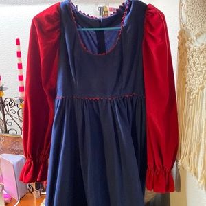 Size small dress red and blue